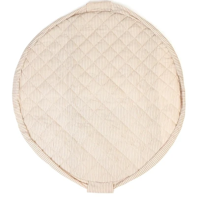Afbeelding van Play&amp;go soft baby speelkleed en reistas organic stripes blue
