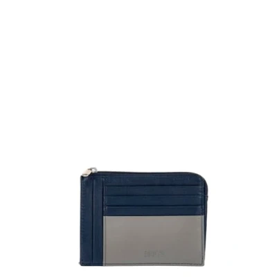 Afbeelding van BRIC&#039;S Leren Kaarthoes Portemonnee Bernina Card Holder Ocean Blue Donkerblauw