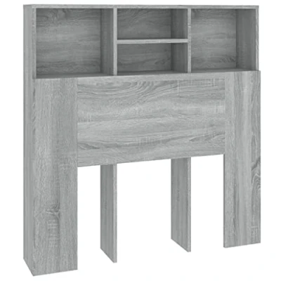 Afbeelding van vidaXL Sonoma hoofdeindekast, grijs, 100 x 19 103,5 cm