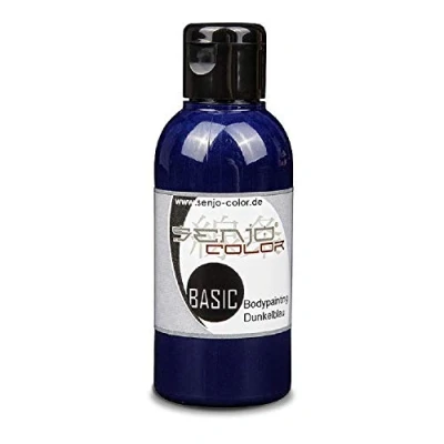 Afbeelding van Senjo Color Basic airbrush bodypainting verf voor gezicht en lichaam, vloeibaar kwasten, 75 ml, Made in Germany