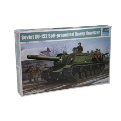 Afbeelding van 1:35 Trumpeter 01571 Soviet SU 152 Self propelled Heavy Howitzer Plastic Modelbouwpakket