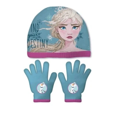Afbeelding van Muts en Wanten Frozen Memories Blauw