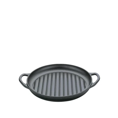 Afbeelding van Kuchenprofi Grillpan Mit 2 Handvaten, 30 Cm Zwart Provence