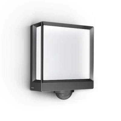 Afbeelding van Steinel LED buitenlamp L 40 SC met 180 bewegingsmelder, intelligente wandlamp, Bluetooth Mesh, instelling via Connect App, antraciet