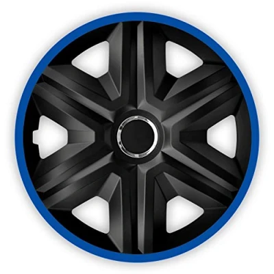 Afbeelding van NRM FAST LUX wieldoppen 15&quot; Set van 4 stuks Blauw