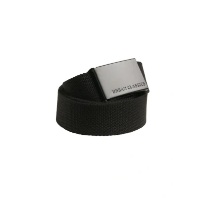 Afbeelding van Urban Classics Canvas Unisex Riem zwart Standard