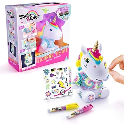 Afbeelding van Canal Toys Eenhoorn om te versieren, tie dye