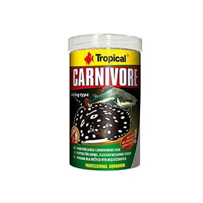 Afbeelding van Tropical Carnivore 1 Liter Voer voor roofvissen Visvoer