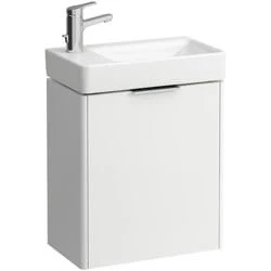 Afbeelding van LAUFEN Base fonteinonderbouwkast scharnierzijde L 1 deur, glasplaat