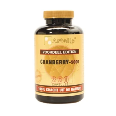 Afbeelding van Artelle Cranberry 5000mg Capsules 220st