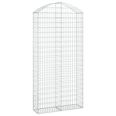 Afbeelding van Schanskorf gewelfd 100x30x200/220 cm gegalvaniseerd ijzer