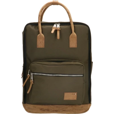 Afbeelding van Rugzak 029 Olijf laptop vak 17 inch