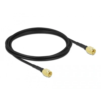 Afbeelding van DeLOCK 90469 coax kabel LMR100 2 meter SMA Zwart