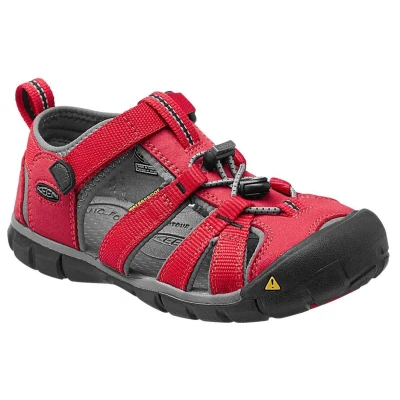Afbeelding van Keen Seacamp II CNX Outdoorsandalen voor kinderen, Maat: 39, Racing red/gargoyle Textiel