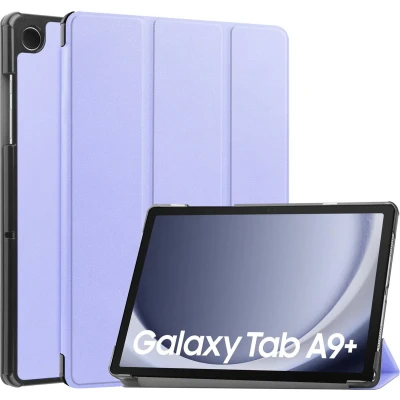 Afbeelding van iMoshion Tablet Hoes Geschikt voor Samsung Galaxy Tab A9 Plus Trifold Bookcase Lila /Lila