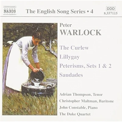 Afbeelding van Adrian Thompson, Christopher Maltman, John Constable, The Duke Quartet Warlock: English Songs 4 (CD)