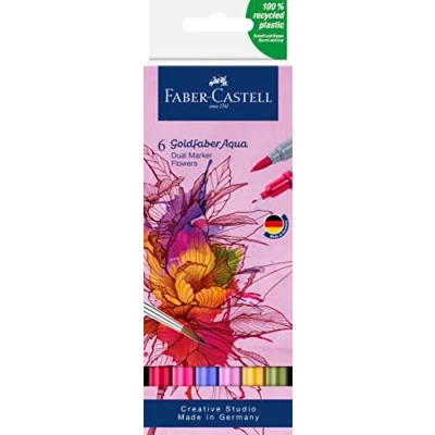 Afbeelding van Duo Aquarelmarker, Flowers