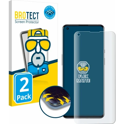 Afbeelding van BROTECT Screenprotector voor OnePlus 9 Pro Folie Beschermfolie matte volledig dekking (2 Stuks)
