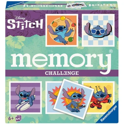 Afbeelding van Ravensburger Disney Stitch Memory Challenge 24697. Een uitgebreid geheugen voor 2 8 fans vanaf 6 jaar
