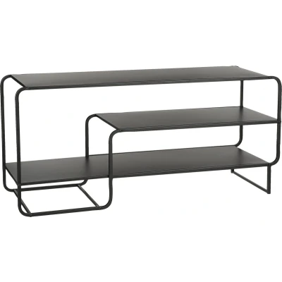 Afbeelding van Mica Decorations Jules Salontafel L110 x B38 H50 cm Metaal Zwart