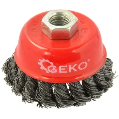 Afbeelding van GEKO Steel Twisted Knot Wire Cup Brush 75mm/3&quot; M14
