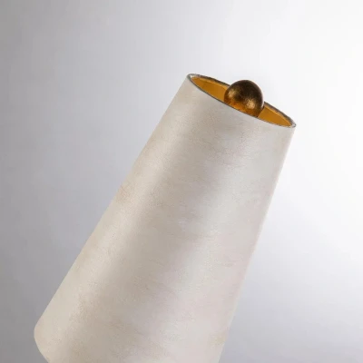 Afbeelding van Flambeau LED Tafellamp Leda 1X E27 Max 60W Cream Patina, Gold Leaf