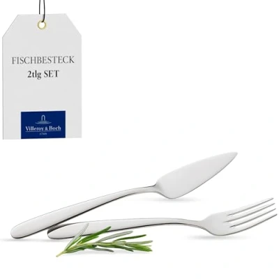 Afbeelding van Villeroy &amp; Boch Daily Line 18/10 Edelstahl Visbestek 2 delig