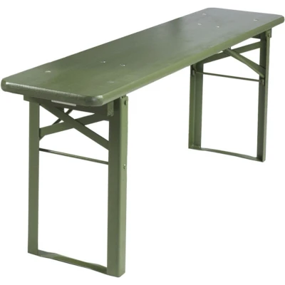 Afbeelding van MaximaVida inklapbare bierbank Berlijn 120 x 25 cm olijfgroen FSC hout