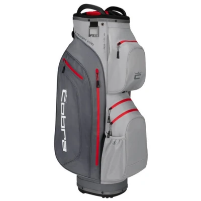 Afbeelding van Cobra UltraDry Pro Waterproof Cartbag 2023 Grijs Rood
