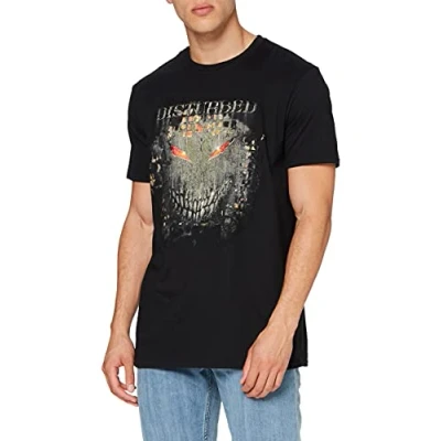 Afbeelding van Disturbed Fire Behind Heren T shirt XL Zwart