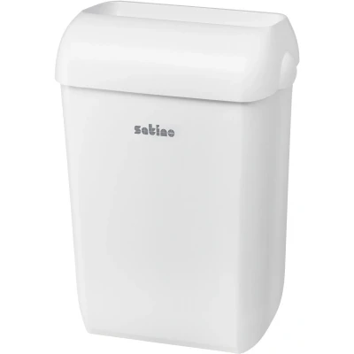 Afbeelding van Afvalbak Satino Deksel open wit 43l 332570