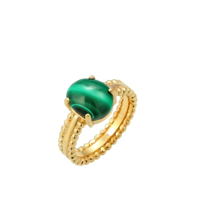 Afbeelding van Elli Ring goldcoloured, Dames, Maat: 52, Gold/coloured