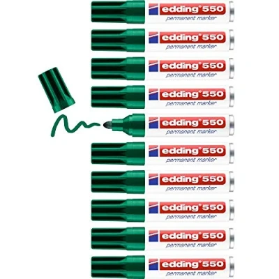 Afbeelding van Viltstift edding 550 rond 3 4mm groen