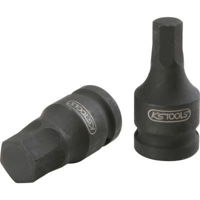 Afbeelding van KS Tools, Dopsleutel + dopmoer, 3/8&quot; power bit socket (4 mm)