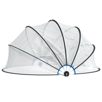 Afbeelding van Zwembadoverkapping rond 376x188 cm PVC