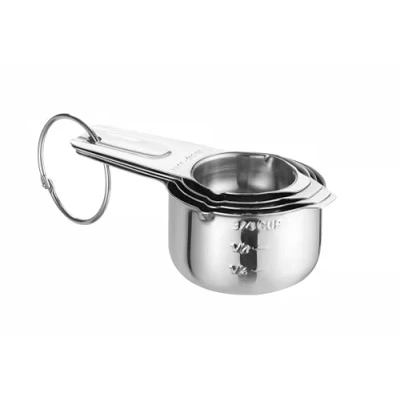 Afbeelding van Maatbekers Set van 4 Stuks. HENDI 135x80x(H)45mm 596494 Restaurant Hotel Professioneel