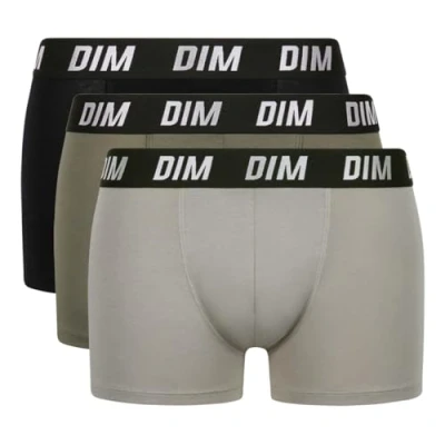 Image de Dim Homme Boxer Thermorégulation Active Sport x3 Boxer, Noir/Vert/Taupe, M
