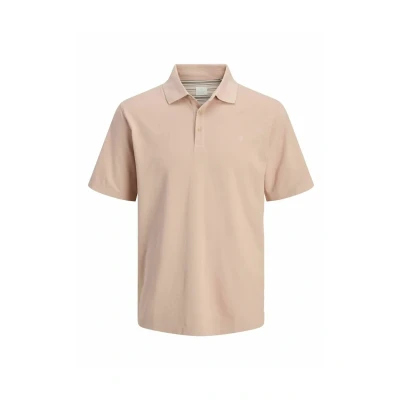 Afbeelding van Jack &amp; Jones Premium Jprwilliam WASH SS Poloshirt, Heren, Maat: Large, Rose dust