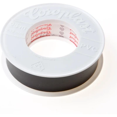 Afbeelding van Coroplast 302 tape zwart 25mm x 25 meter