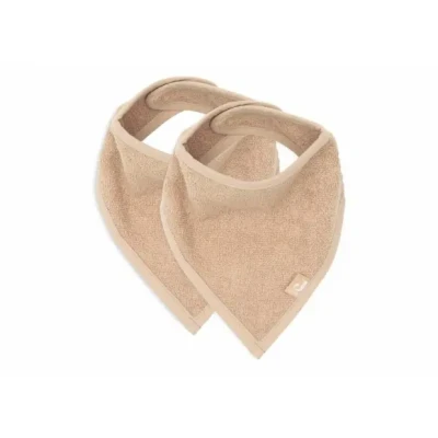 Afbeelding van Jollein Slab Bandana Biscuit 2 Stuks