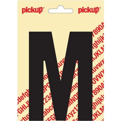 Afbeelding van Pickup Plakletter Nobel 120mm Zwart M