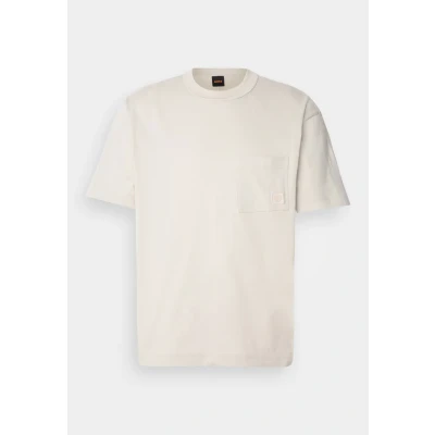 Afbeelding van BOSS TE Tshirt basic, Heren, Maat: Large, Light beige
