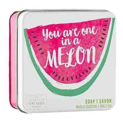 Afbeelding van Scottish Fine Soaps Zeep Soap in a Tin Fruits Melon