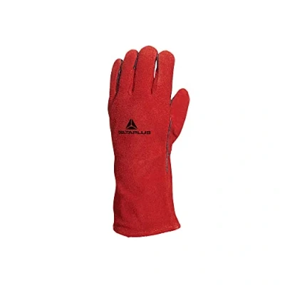 Afbeelding van Delta Plus lashandschoen Ca515R split rundleder rood mt 10