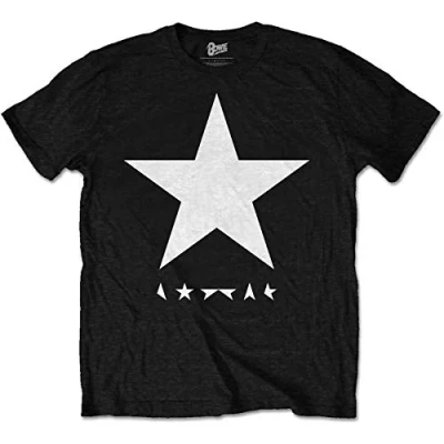 Afbeelding van David Bowie Blackstar Heren T shirt XXL Zwart