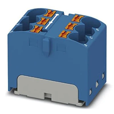 Afbeelding van Verdeelblokken PTFIX 6X4 BU Phoenix Contact Inhoud: 10 stuk(s)