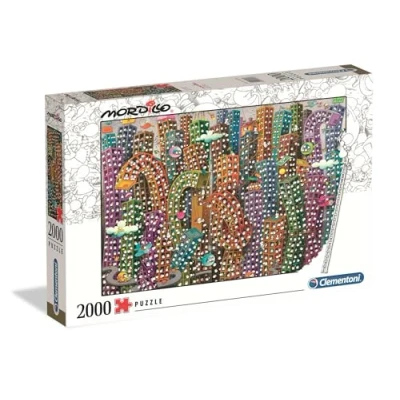 Image de Puzzle Clementoni Guillermo Mordillo : La Jungle, 2000 pièces