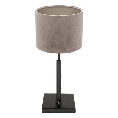 Afbeelding van Steinhauer tafellamp Stang zwart metaal 20 cm E27 fitting 8163ZW
