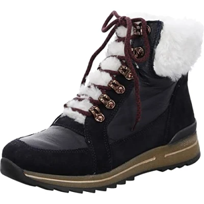 Afbeelding van ara Snowboots, Dames, Maat: 36.5, Blau Leer