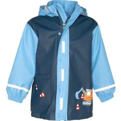 Image de DIE Maus Regenmantel Und Elefant, Veste Imperméable Mixte, Bleu (Marine 11), 80